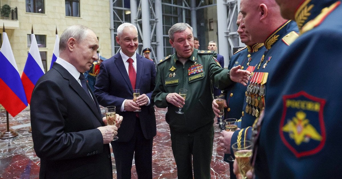 Владимир Путин, Андрей Белоусов, Валерий Герасимов.