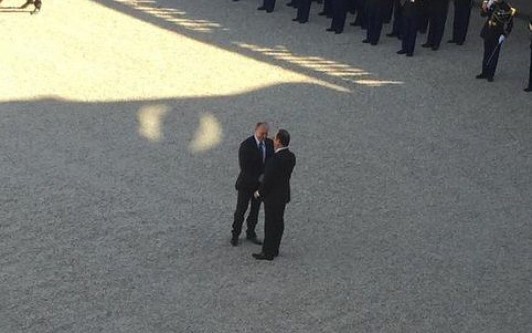 Олланд встречал лидеров "Норманнской четверки" / © twitter.com/dimsmirnov175