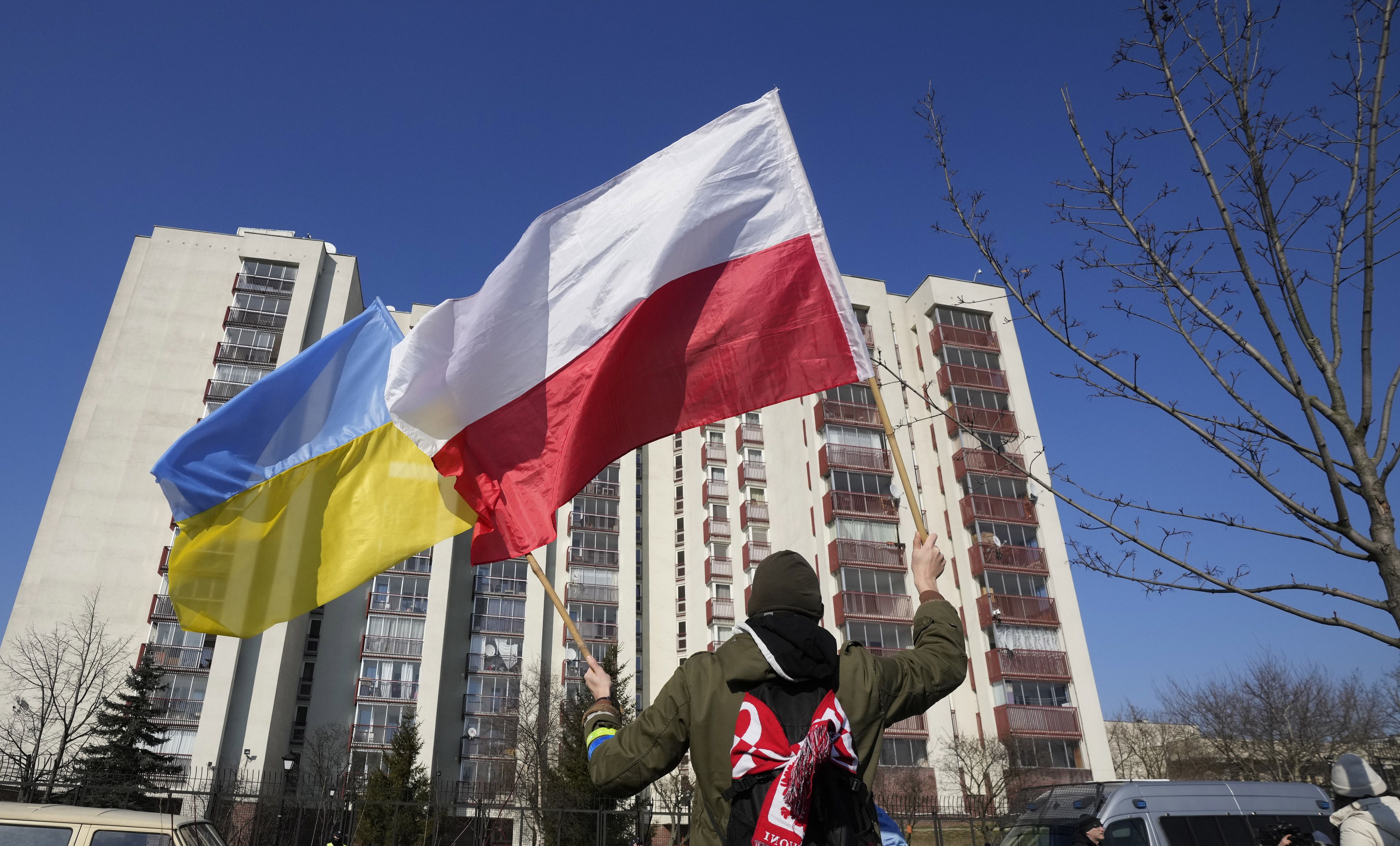 Bandiere di Ucraina e Polonia / © Associated Press