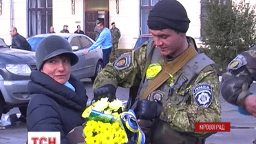 В Кировоград на ротацию вернулся добровольческий батальон спецназначения «Кировоград»