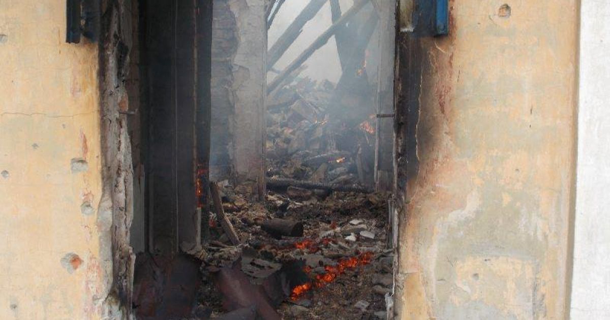Дом горел почти 12 часов