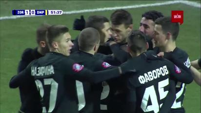 Зоря - Дніпро-1 - 1:0. Гол Громова