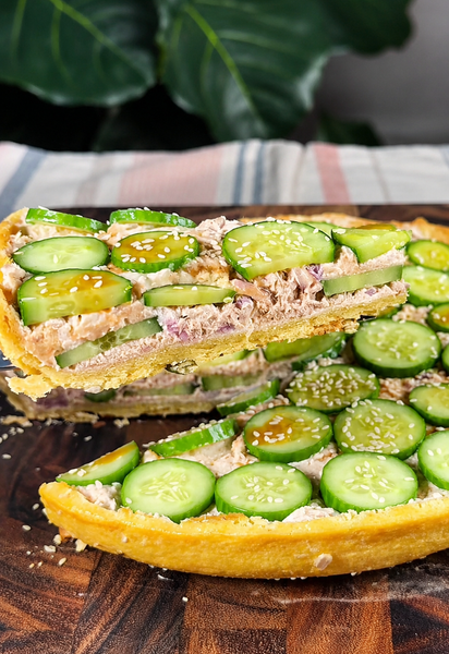 пиріг із огірком і тунцем instagram.com/samura_cooking