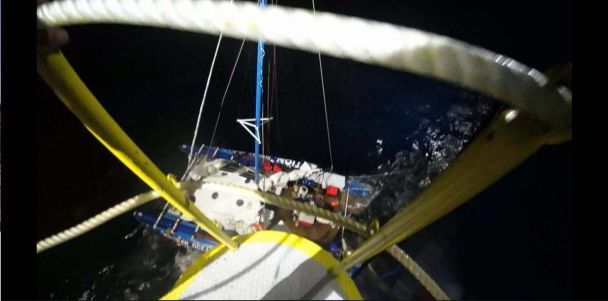 Акулы атаковали катамаран с россиянами Russian Ocean Way/Фото: российские средства массовой пропаганды