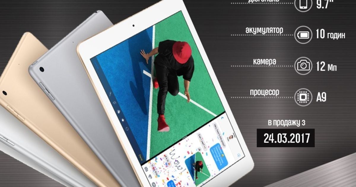 Новий IPad за 329 доларів. Інфографіка / © ТСН.ua