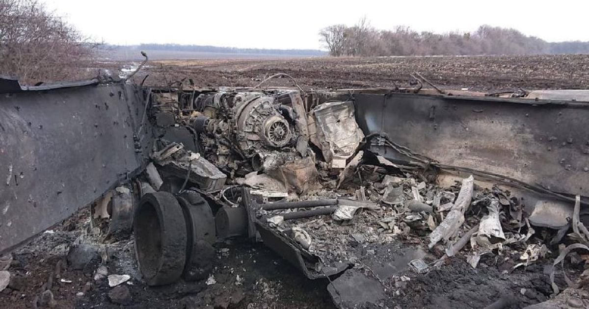 Холодноярська піхота знищила російський танк Т-80 на Сумщині: фото