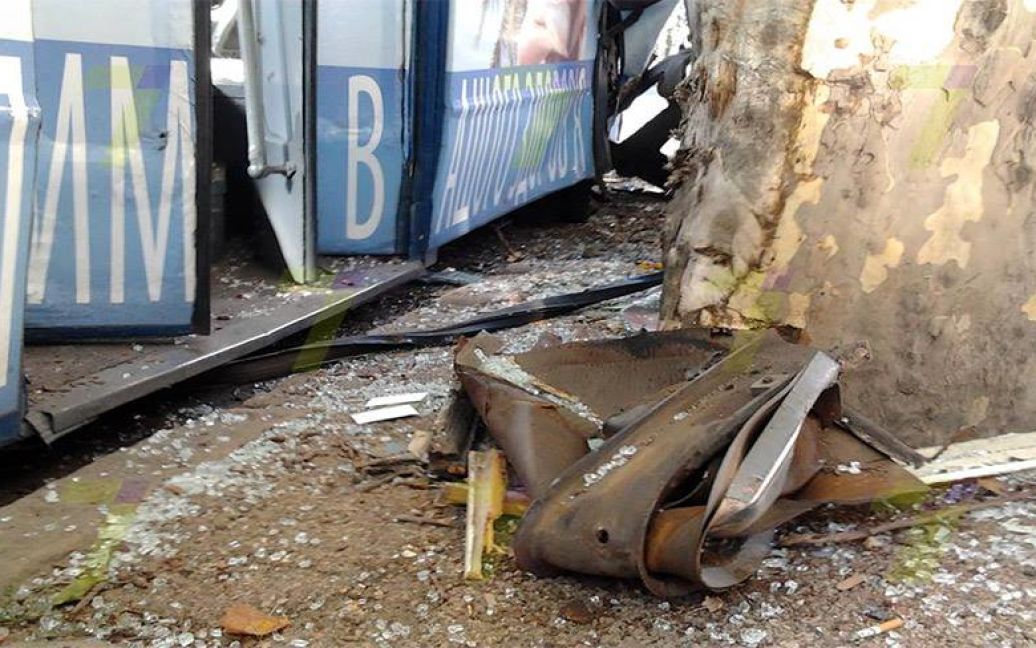 В транспортном средстве пробило колесо / © 7 телеканал