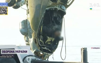 Із дна Київського моря разом з гелікоптером РФ дістали тіла двох окупантів: подробиці операції