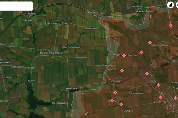 Авдіївський напрямок на карті / © Deepstatemap