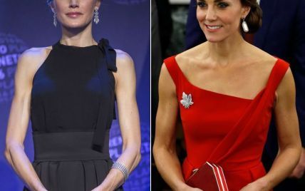 Два разных платья и один промах: герцогиня Кембриджская vs королева Летиция