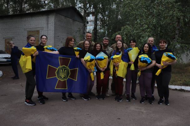 Возвращение азовцев из плена/Фото: Facebook/Святослав Паламарь