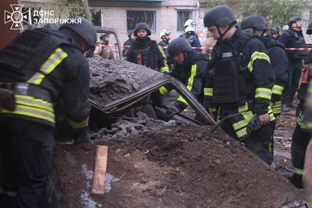 Руйнування у Запоріжжя після атаки 30 жовтня / © ДСНС