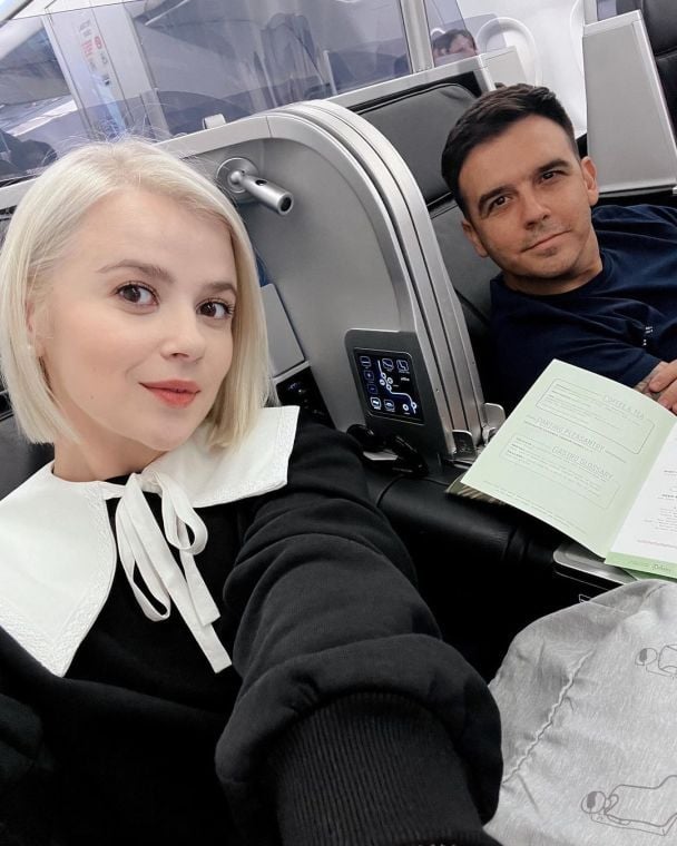 Мика Ньютон с мужем / © instagram.com/mikanewton
