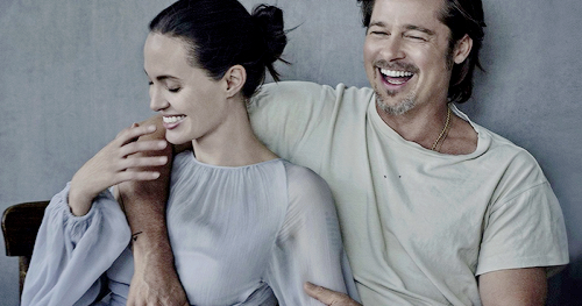 Джоли и Питт снялись в совместном фотосете / © Vanity Fair