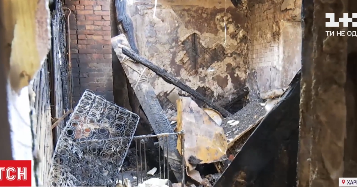 "Бежала босиком, была сильная паника": подробности пожара в доме в Харькове, который тушили восемь часов