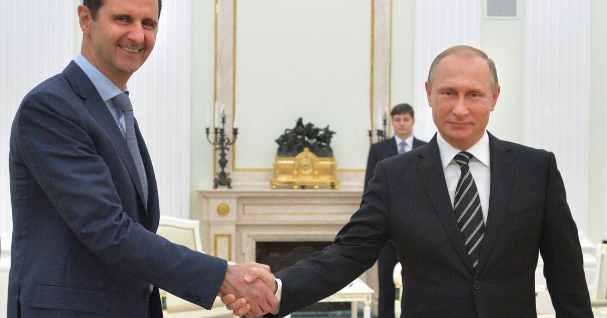 Башар Асад и Владимир Путин