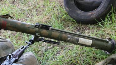 Боевики были вооружены российским огнеметом. / © Facebook/пресс-центр штаба АТО