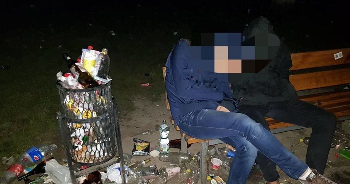 Так виглядає галявина після святкування / © facebook.com/Дмитро Крештофов