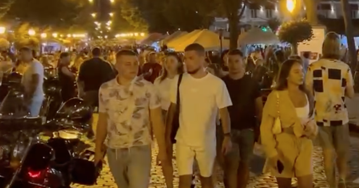 Люди на вулицях під час святкування Дня Одеси / Фото: скриншот