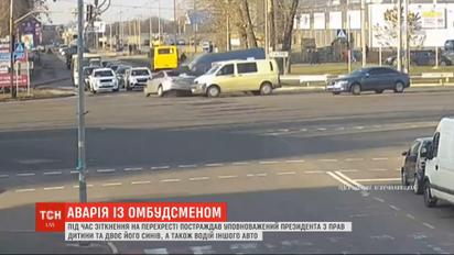 Поїхав на червоне світло: Микола Кулеба потрапив із двома синами у ДТП