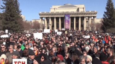 У Новосибірську тисячі людей вийшли на мітинг на підтримку забороненої цензурою опери Вагнера "Тангейзер"