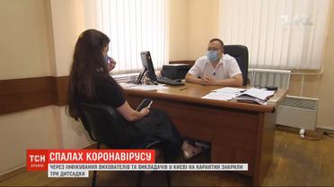 В Киеве случились вспышки коронавируса среди работников образования