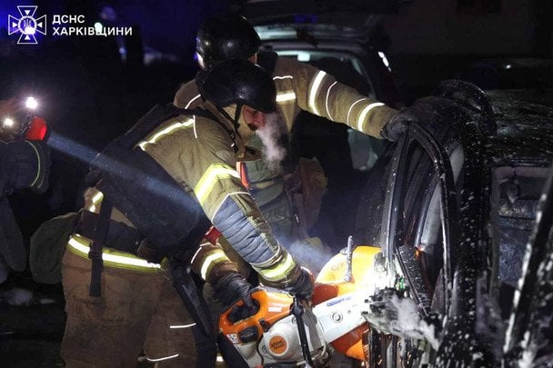 Атака на Харків 9 березня / © ДСНС України