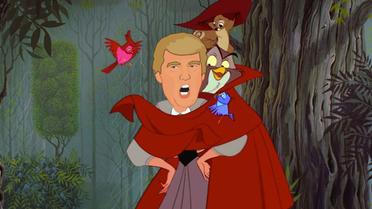 Дональд Трамп в образе Авроры / © buzzfeed.com