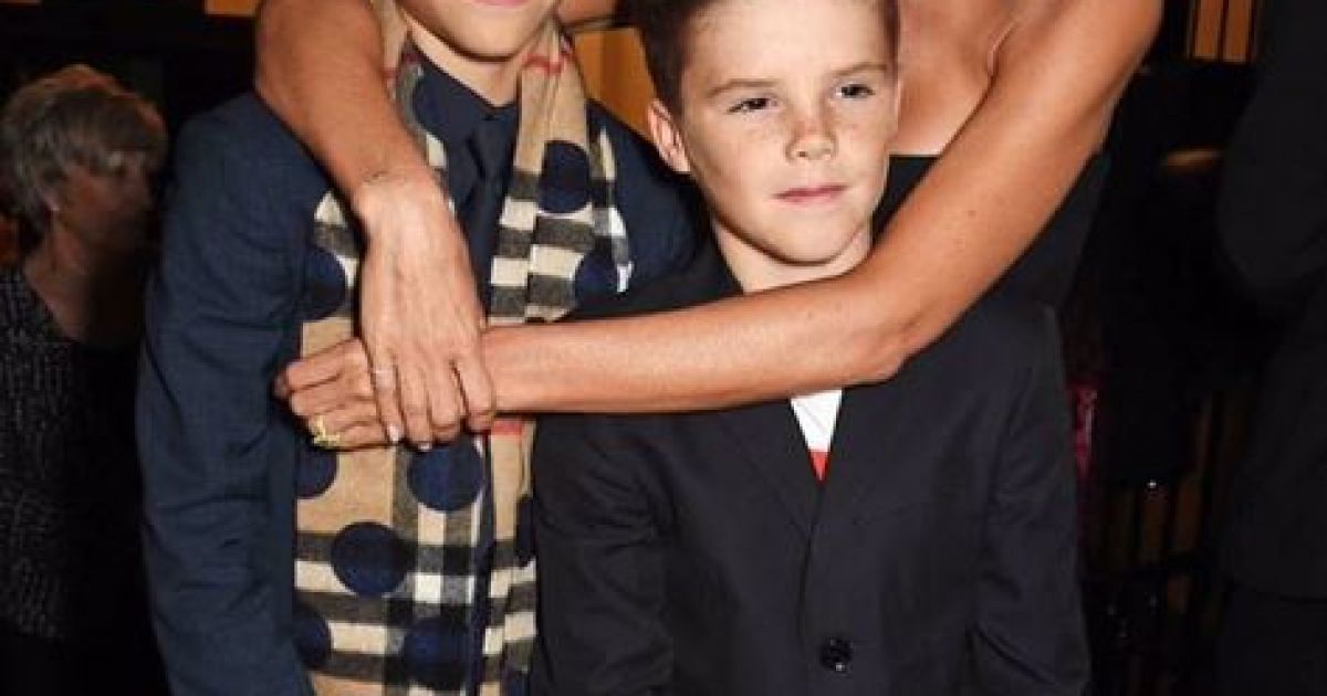 Виктория Бекхэм с сыновьями