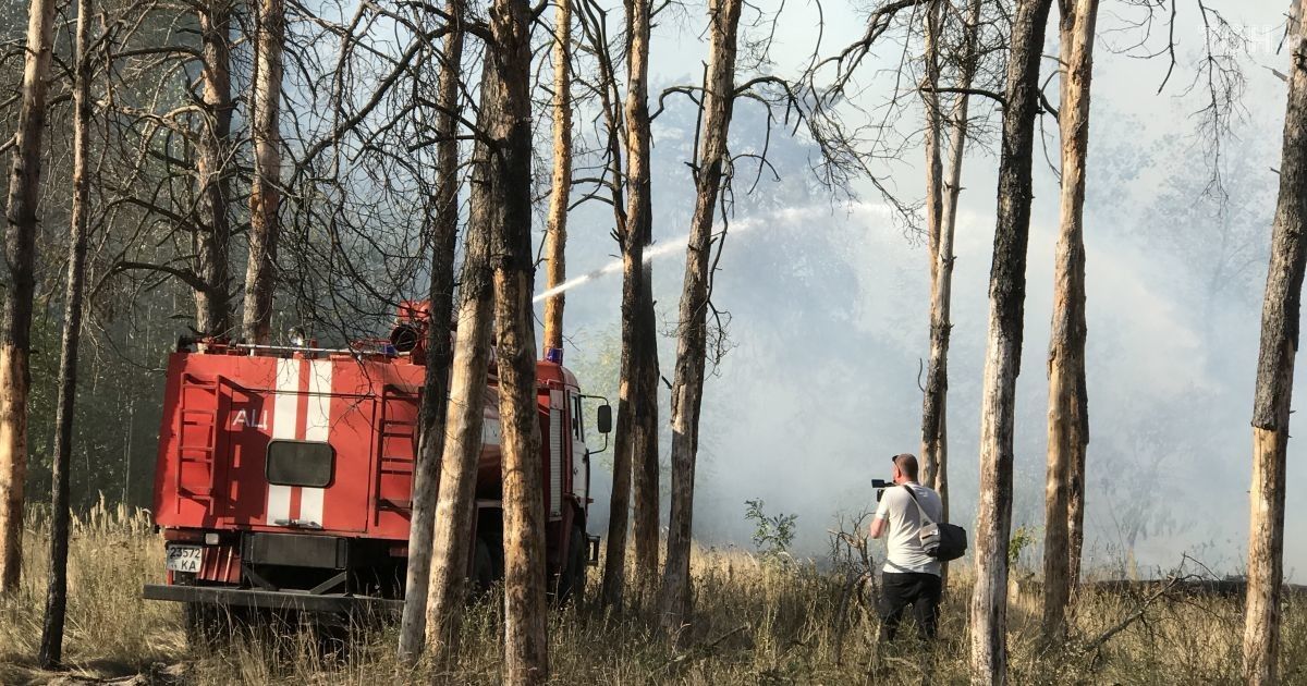 Лісова пожежа, торфовища_1 / © Фото Антон Страшко/ТСН
