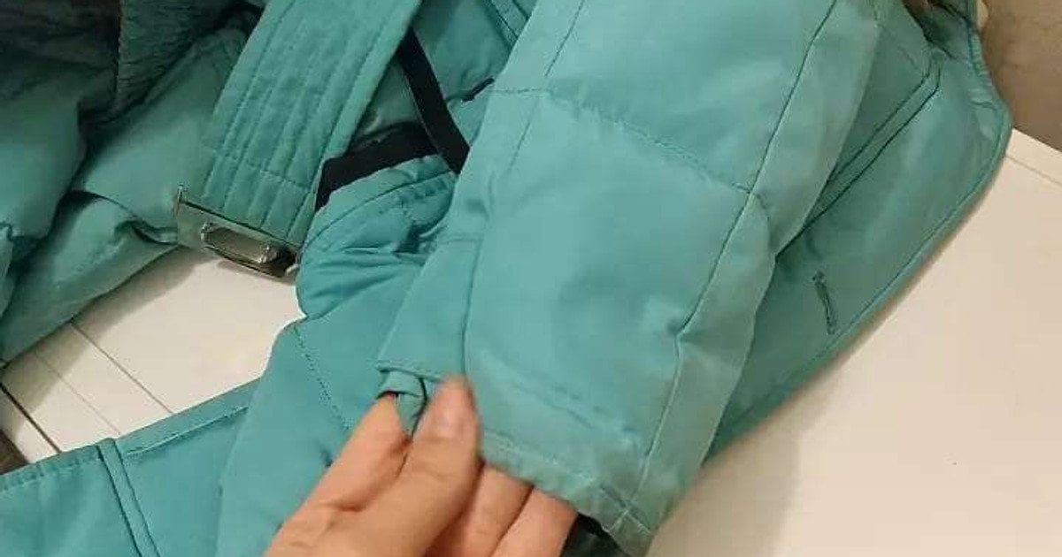 Рукава пуховика - як почистити