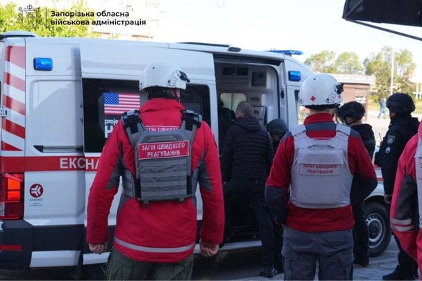 В Запоріжжі травми отримали двоє чоловіків.  / © Очільник Запорізької ОВА Іван Федоров