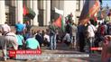 На акцию протеста под ВР собрались сотни горняков