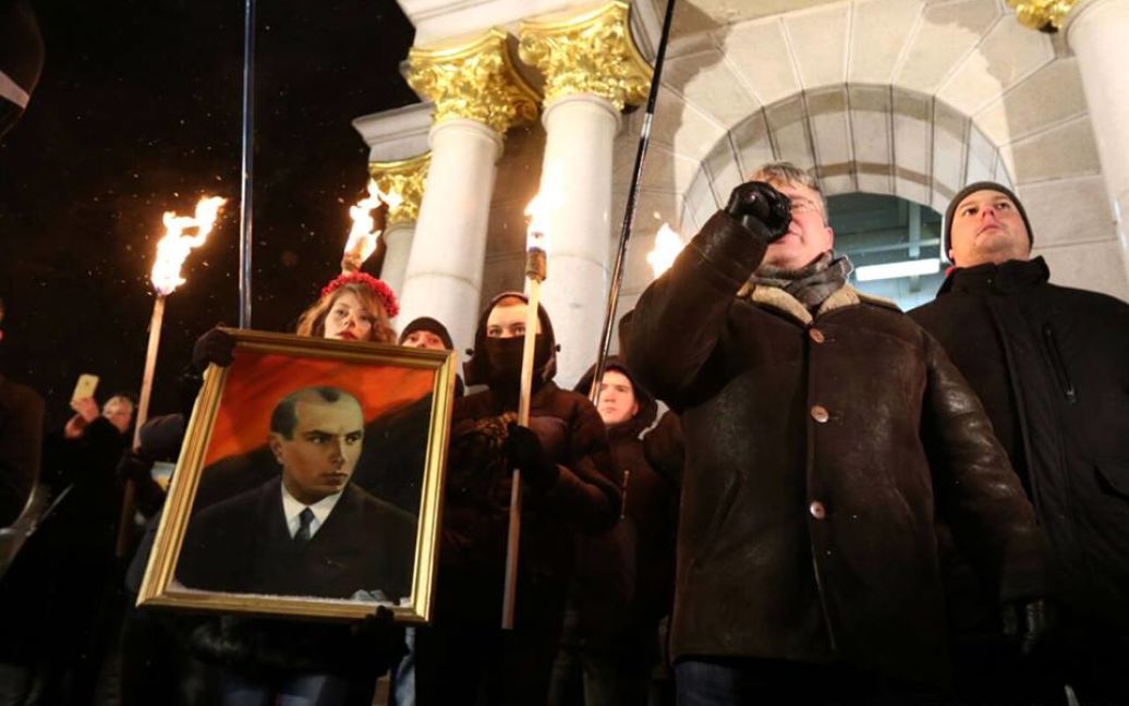 Факельное шествие в Киеве. / © Громадське ТБ