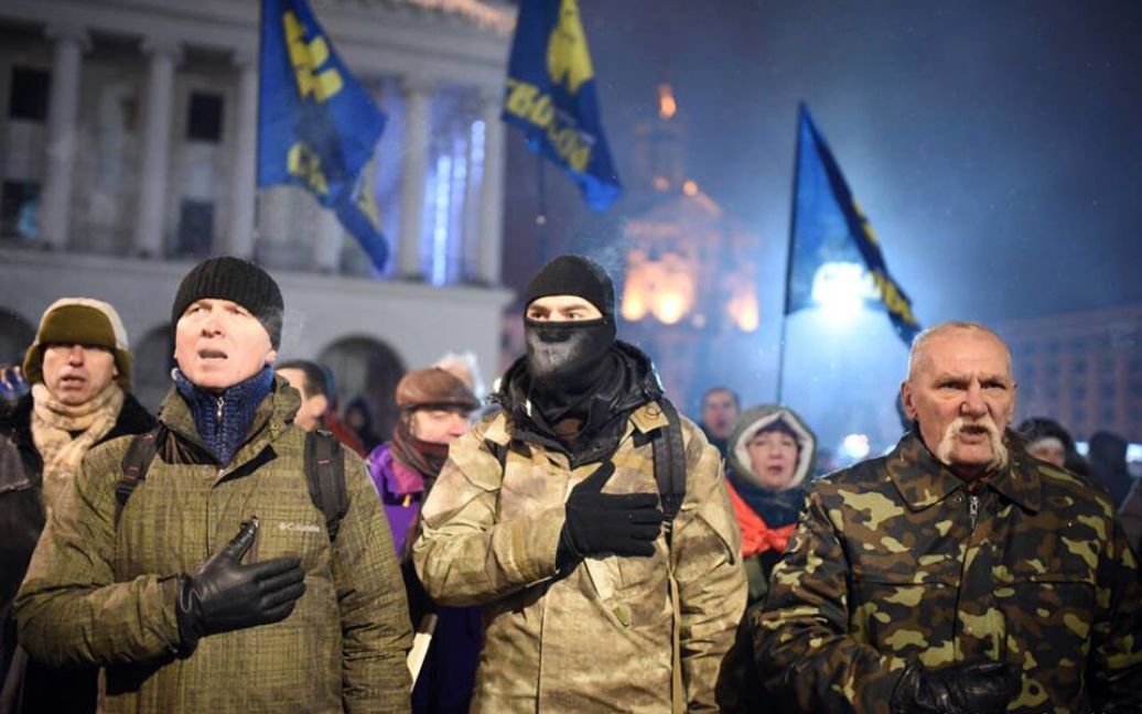 Факельное шествие в Киеве. / © Громадське ТБ