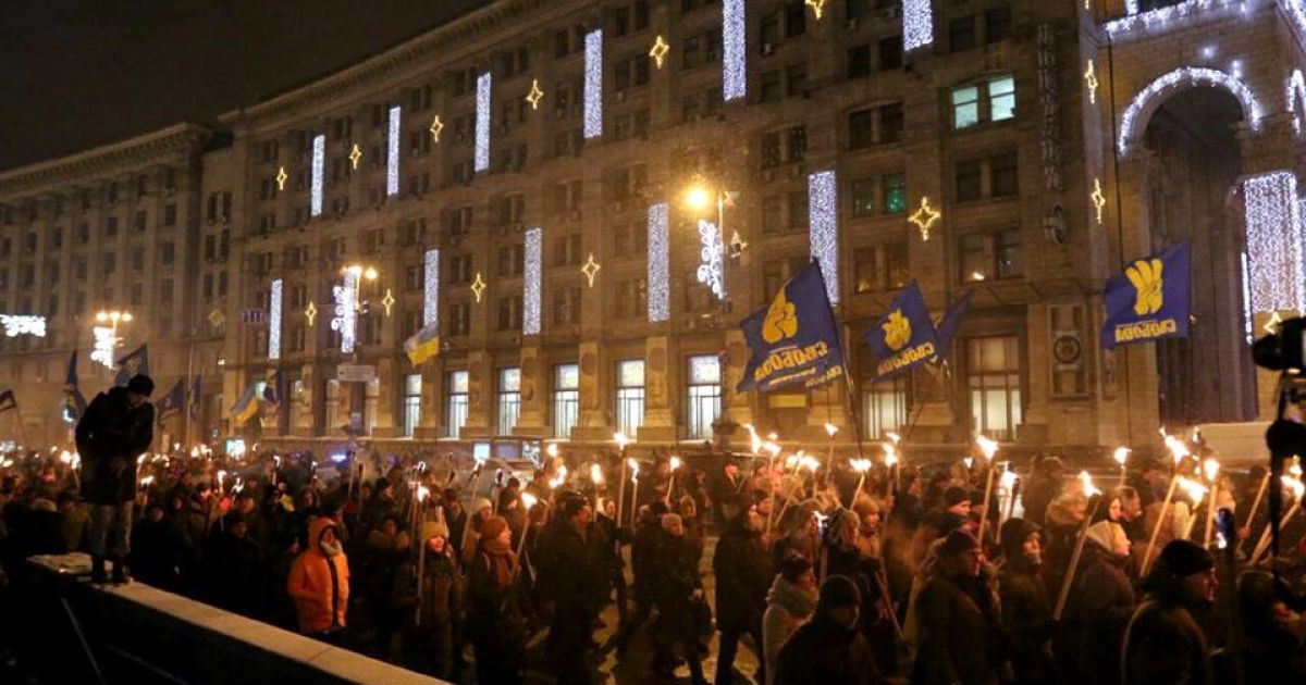 Смолоскипна хода у Києві. / © Громадське ТБ
