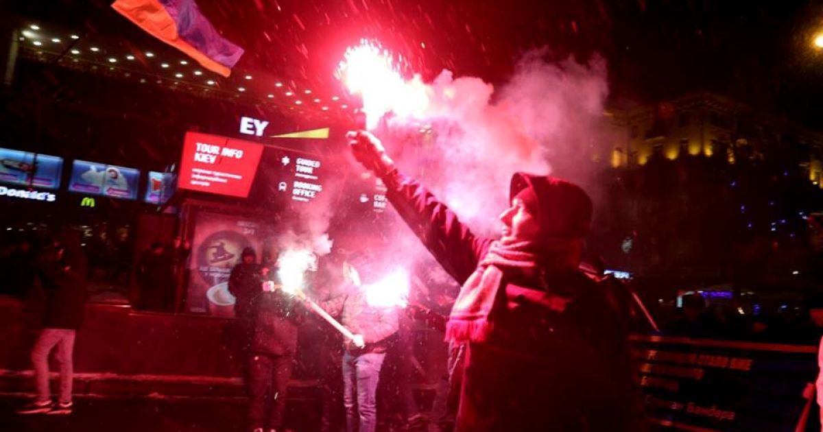 Смолоскипна хода у Києві. / © Громадське ТБ