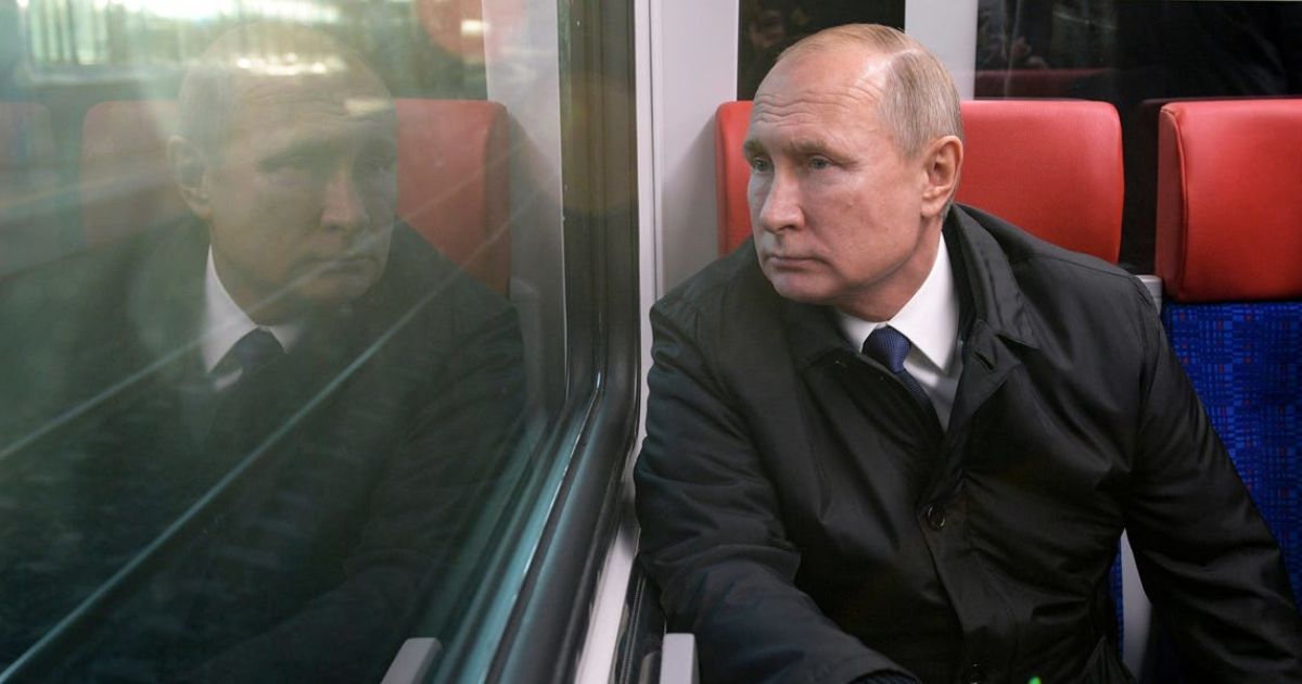 Путін пересувається секретним потягом вартістю понад 6 млрд рублів, тобто близько 68 млн доларів / Twitter