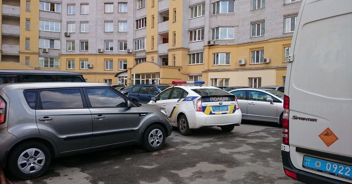 Вибух машини Київ, Краснова, Академмістечко_1 / © Фото Ивана Воробьева/ТСН