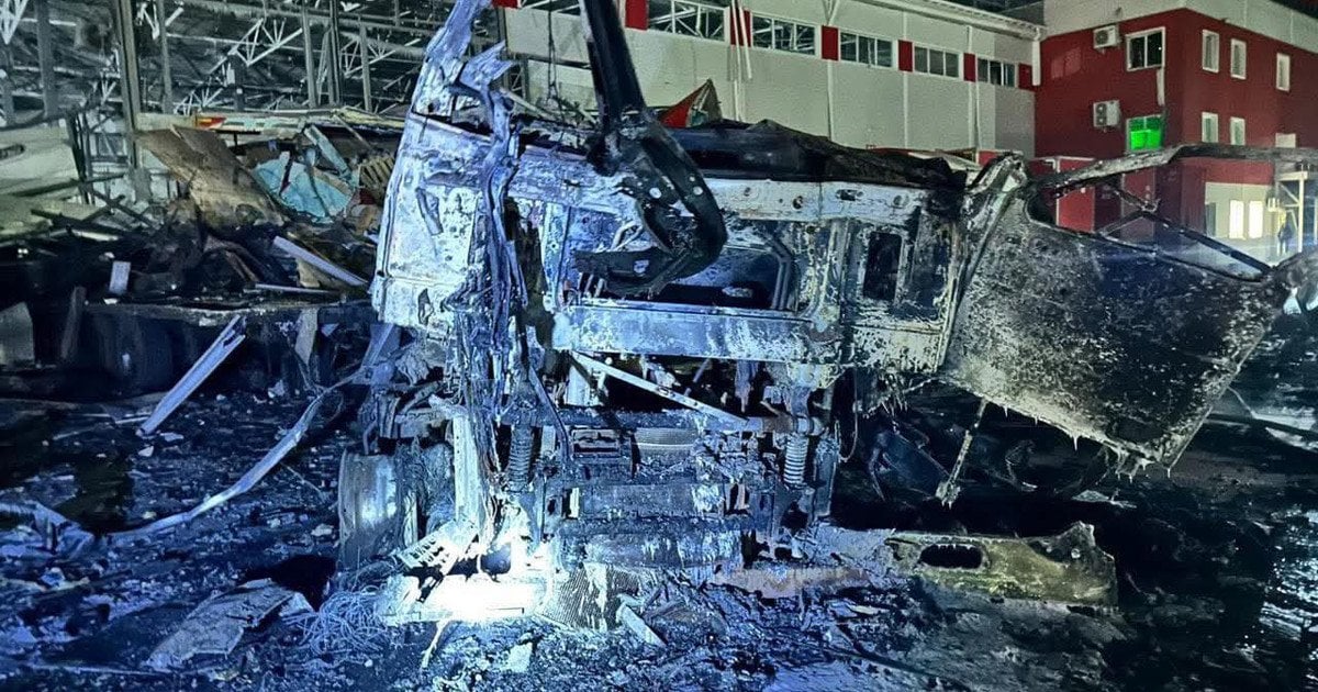 Удар по Харківському сортувальному центру Нової пошти