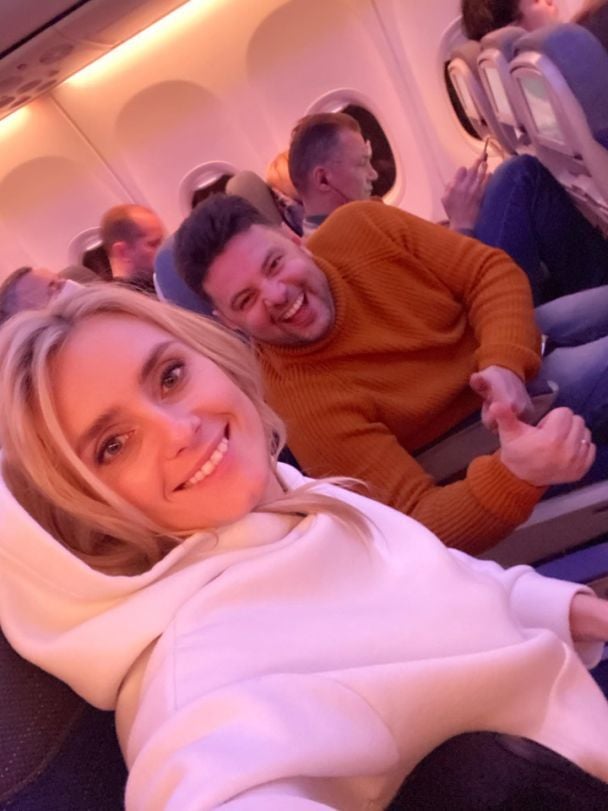 Ірина Федишин з чоловіком / © instagram.com/irynafedyshyn