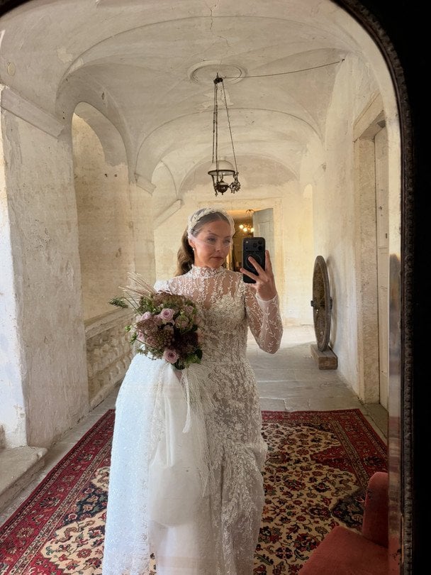 Олена Шоптенко у день весілля / © Instagram Олени Шоптенко
