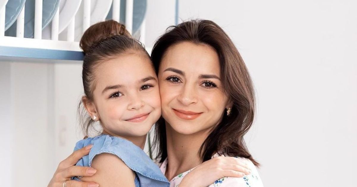 Илона Гвоздева с дочерью