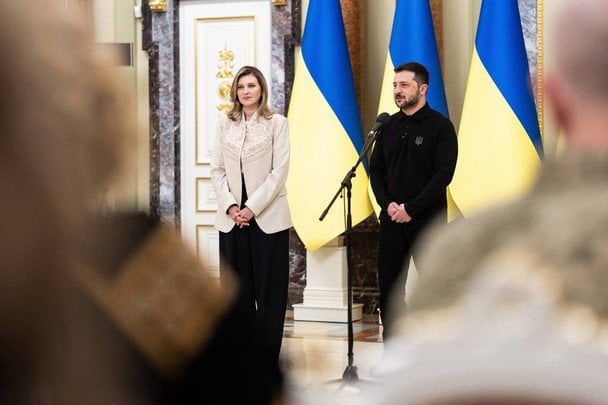 Володимир та Олена Зеленські / © Instagram Олени Зеленської
