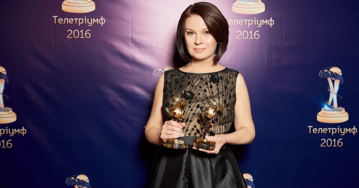 Алла Мазур вновь установила рекорд: телеведущая "1+1" получила седьмую премию "Телетриумф"