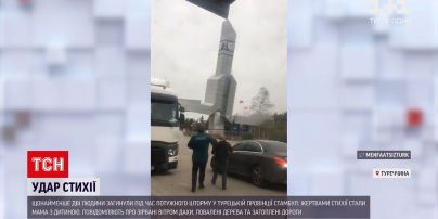 Мать и ребенок погибли во время мощного шторма в провинции Стамбул | Новости мира