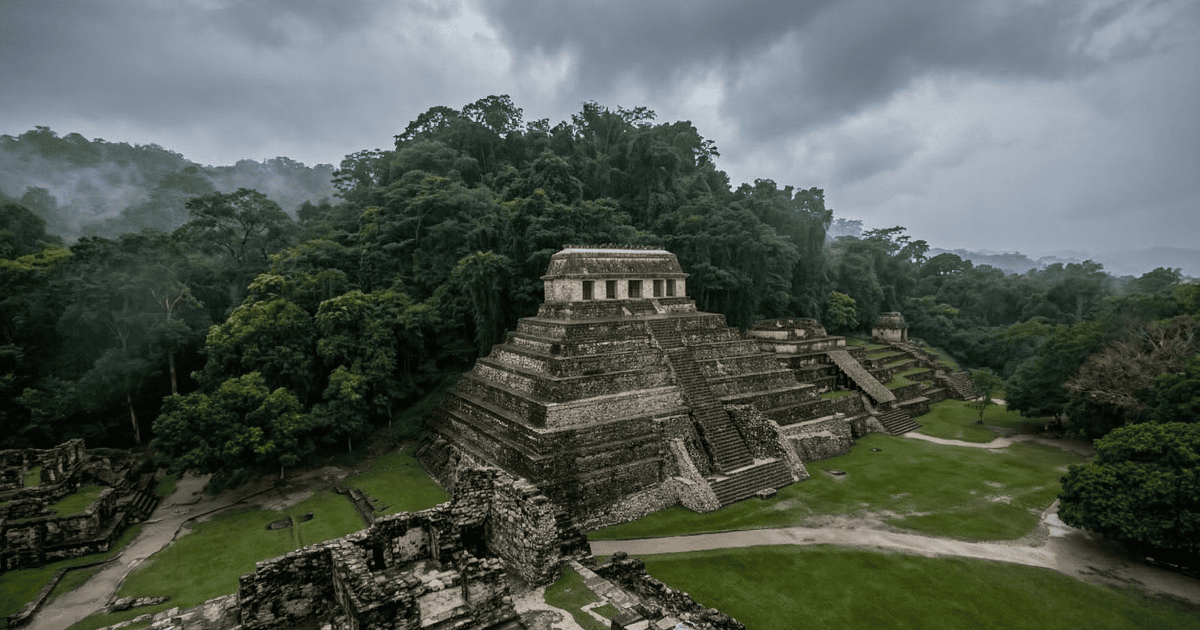 Руины цивилизации мая