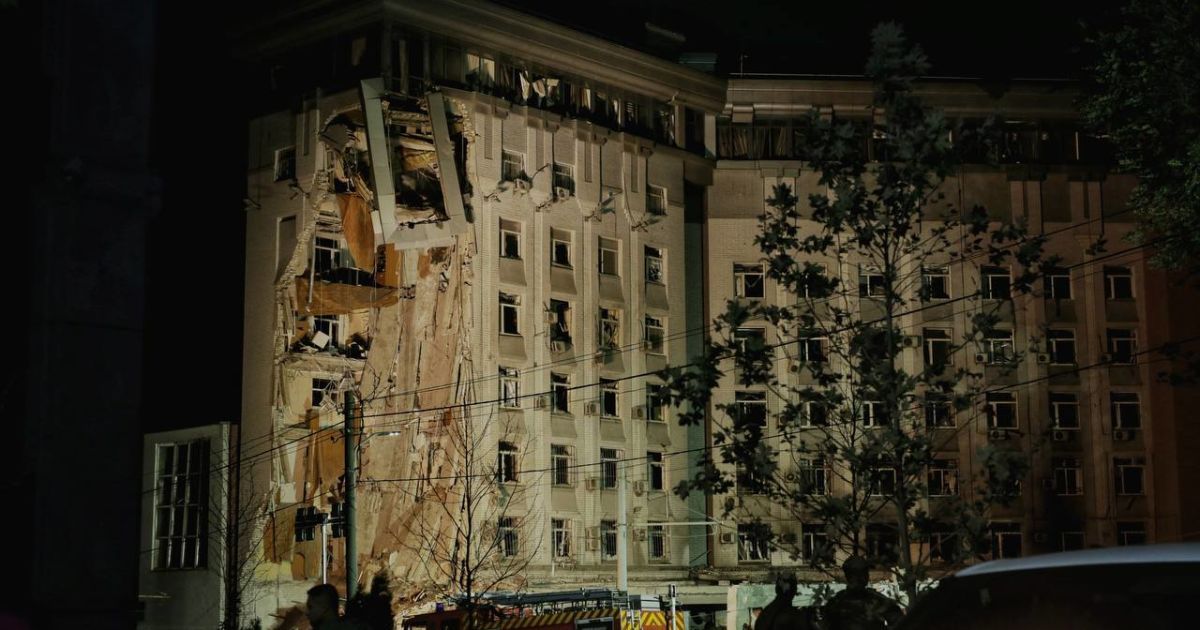 Ракетный удар по Днепру