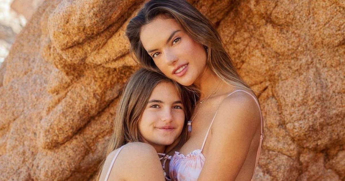 Алессандра Амбросіо з дочкою Анею