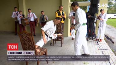 Мировой рекорд: прикарпатский каратист ударил 330 раз в боксерскую лапу за минуту